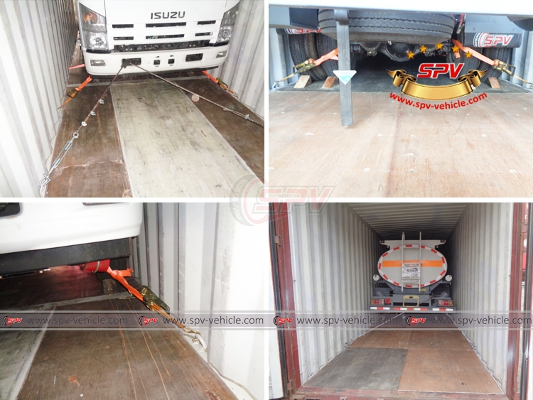 6,000 Litres Fuel Tank Truk ISUZU - Loading